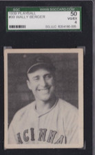 1939 Play Ball  America, CINCINNATI REDS,  Wally Burger #99 - SGC 4 / 50 VG-EX