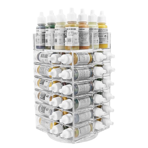 Evemodel Model Paint Organizer Pigment Bottle Spinning Rack Holder Shelf SN02 - Picture 4 of 5