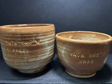 Art Studio Pair Of “This Ones Free” Bowls