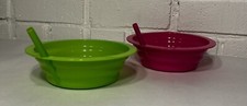 Cereal Bowl With Straw - Lot Of 2 - Fun For Kids