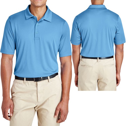 BIG MENS Moisture Wicking Polo Shirt Dri Fit UV Protection XL 2XL 3XL 4XL 5XL 6X - Picture 5 of 8