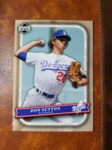 HOF DON SUTTON #27 LOS ANGELES DODGERS - 2005 PLATAFORMA SUPERIOR CLÁSICOS MLB - Imagen 2 de 3