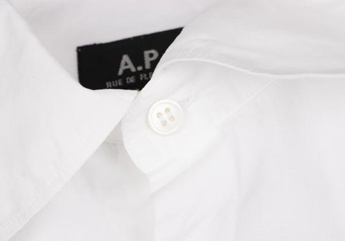 A.P.C. Cotton Broad Long Sleeve Shirt Size 1(K-149425) - Picture 5 of 12