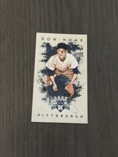 2016 Panini Diamond Kings DK Mini Black SSP /25 #25 DON HOAK Baseball Card