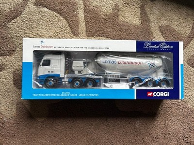 CORGI 1/50 VOLVO FH Globetrotter Fieldbinder Tanker LOMAS DISTRIBUTION CC12421 