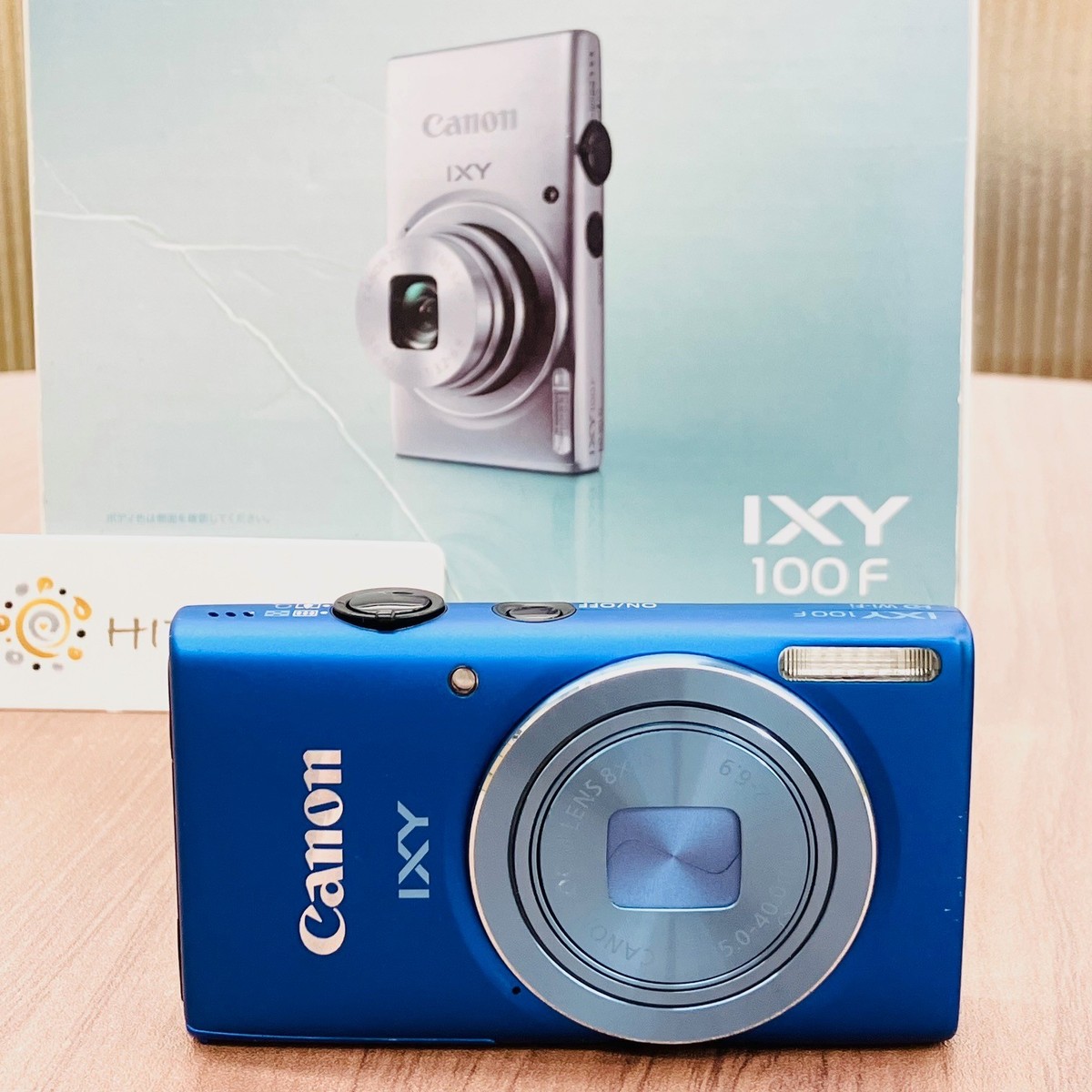 Canon IXY 100F ELPH 120 IS IXUS 135 16MP Blue Camera 8x Zoom