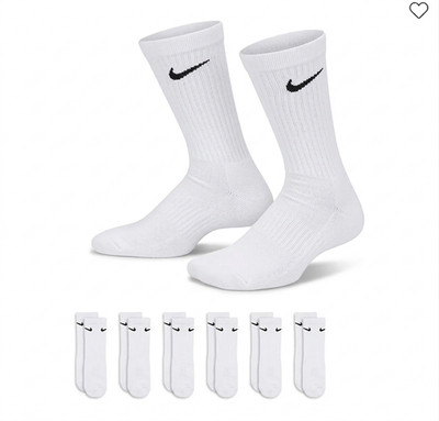 Nike dry fit socks men and women (6 pack)