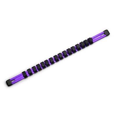Capri Tools Aluminum Socket Rail, 1/2 in. Drive, 17 Purple