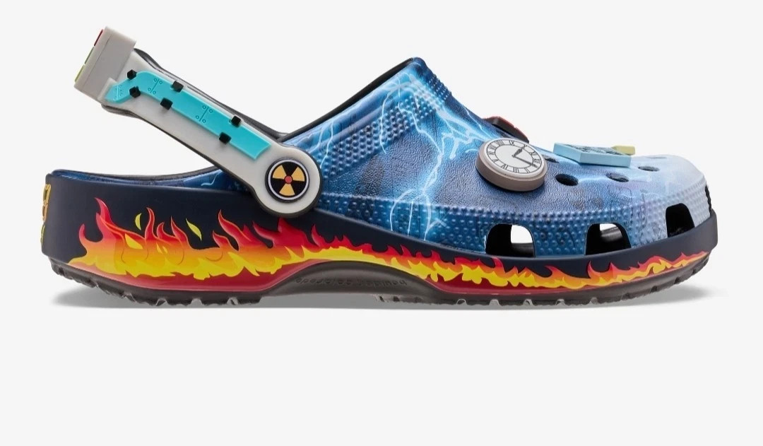 Crocs Back to The Future Classic Clogs Jibbitz Light Up Size  display picture 3