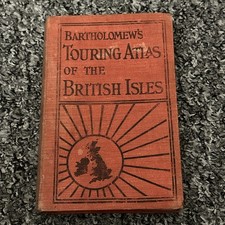 Bartholomew’s Touring Atlas Of The British Isles 1927