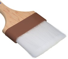 SPARTA 4039800 Tan 3 Inch Wide Flat Nylon Bristle Pastry Basting Brush