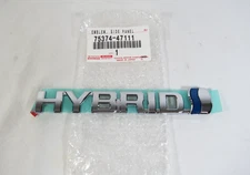 2012-2017 Toyota Prius V Hybrid Emblem For Front Fender Badge Logo Genuine OEM