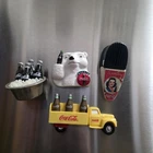 Vintage Set Of (4) Coca Cola  Refrigerator Magnets.