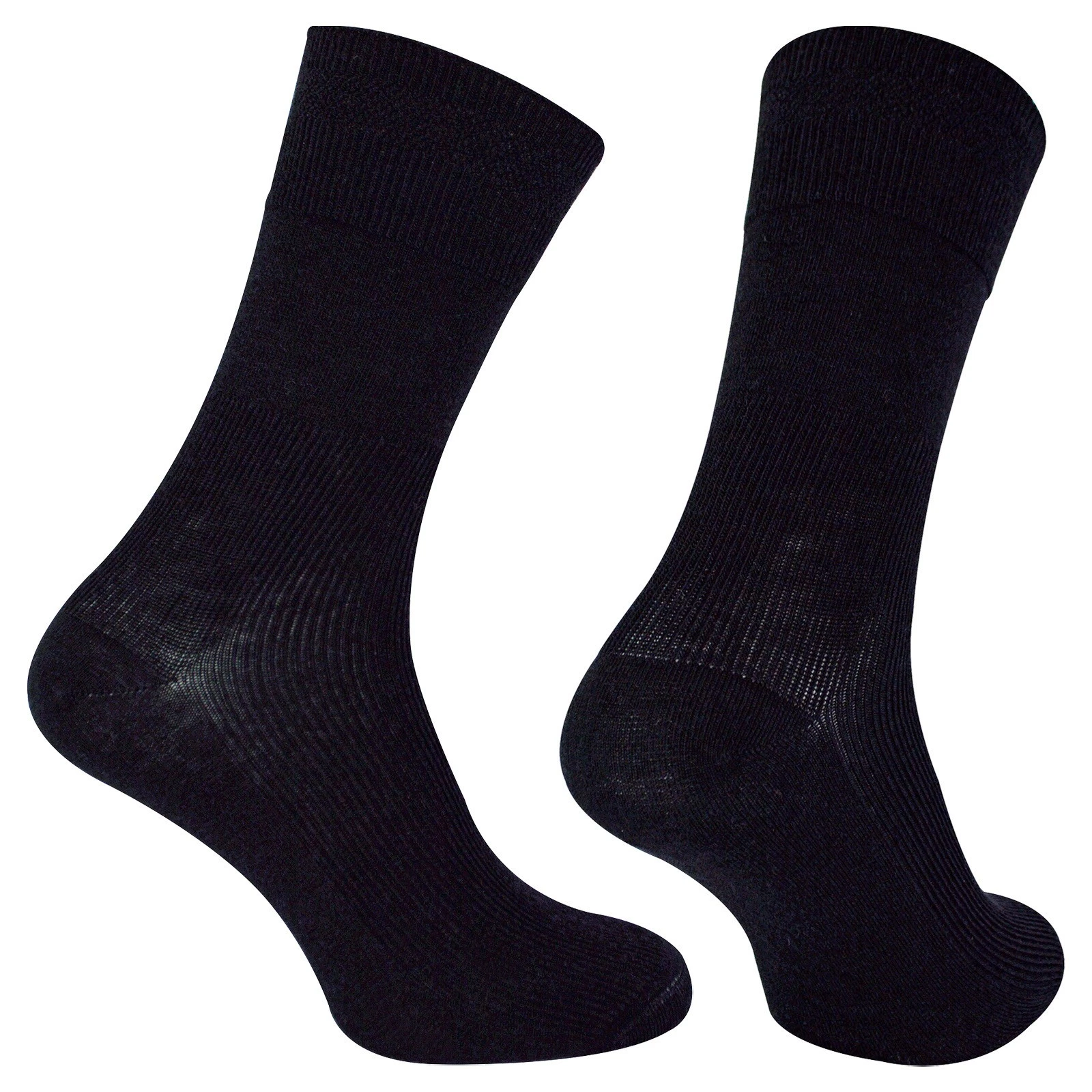 Mens Wool Extra Wide Crew Diabetic Socks by Dr.Socks , Thick Non Elastic Socks