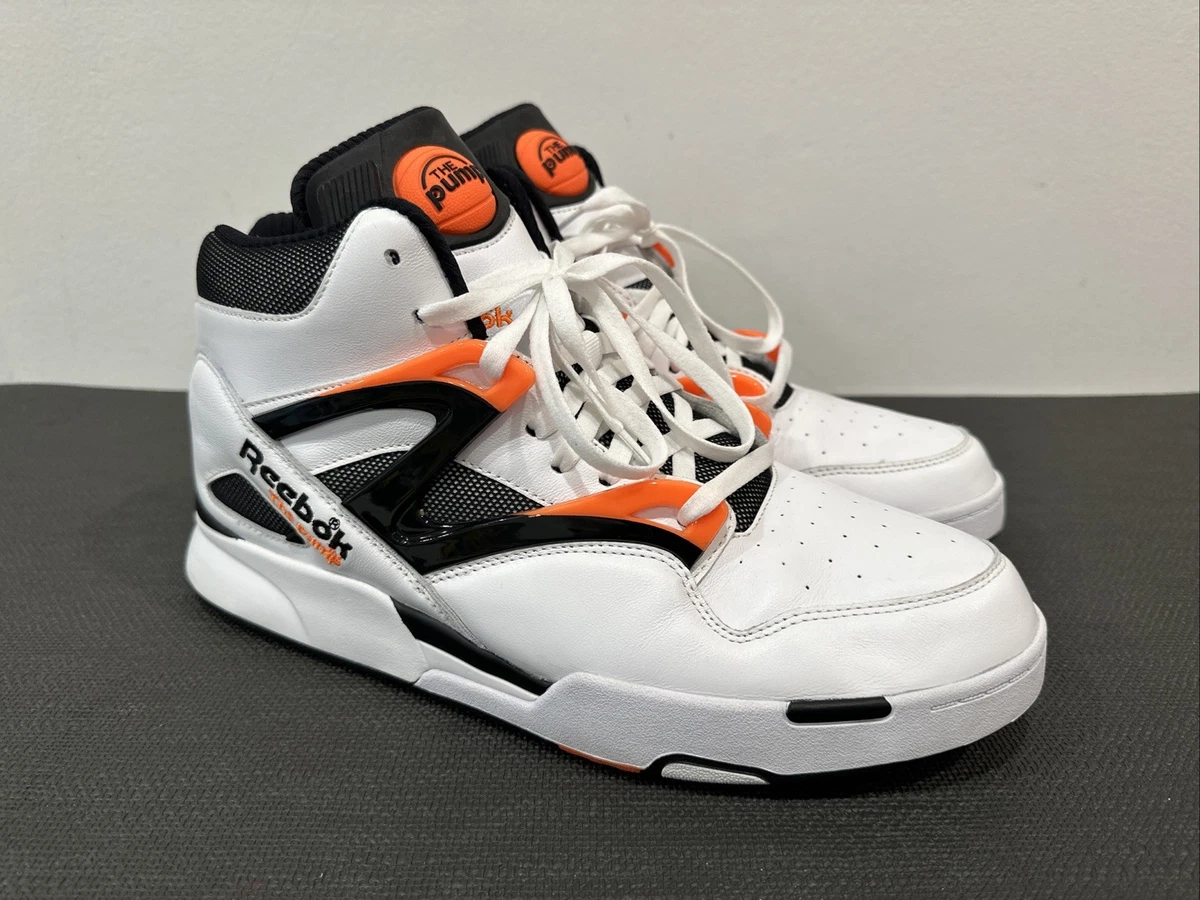Reebok Pump Omni Zone II White/Black/Wild Orange for Sale