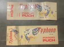 Planche Autocollants / Kit Déco Piaggio Typhoon Puch 50cm3  X2