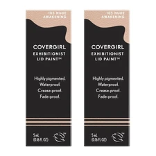 2- Covergirl Exhibitionist Eye Lid Paint #105 Nude Awakening Eye Shadow