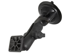 RAM Twist Lock Suction Cup Composite Mount w/ 4-Hole AMPS Square Base