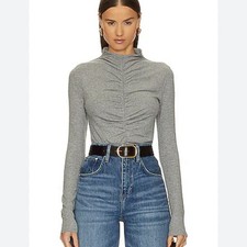 Veronica Beard the Theresa Turtleneck in Heather Grey. M