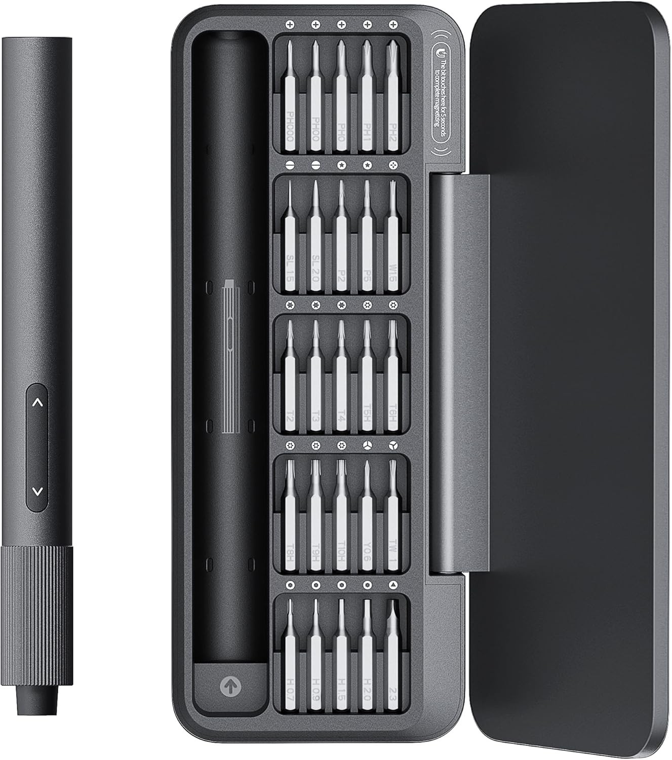 25-in-1 Mini Electric Screwdriver, 3.7V Precision Screwdriver Set, USB-C Re