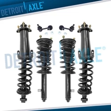AWD Front Rear Struts w/ Coil Spring Sway Bars for 2006-2011 Lexus GS300 GS350