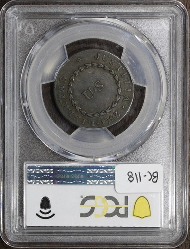 1783 (XF45) Nova Constellatio Blunt Rays Crosby 3-C 1/2P PCGS - Scarce Variety - Picture 2 of 2