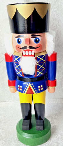 Erzgebirge Nutcracker King Blue 8.5" By HoDreWa Legler