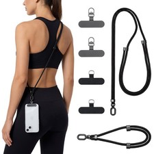 Adjustable Cell Phone Lanyard Crossbody Anti-Theft Neck Phone Wrist Strap