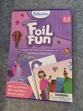 Skillmatics Foil Fun Unicorns Princesses Art Craft Activity Set