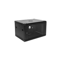 Rack HäNgeschrank 19 6U 450Mm GlastüR Schwarz Neku 20.0471