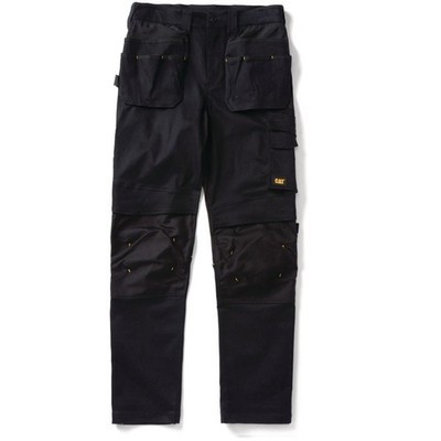 CAT Arbeitshose Bundhose Nexus Stretch schwarz robuste Herren Workwear Gr. 32-36