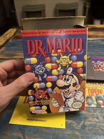 Dr. Mario (Nintendo NES, 1990) CIB completo di scatola bello!