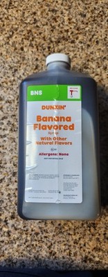 Dunkin Donuts Banana Flavored Syrup 