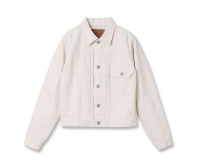 Studio D'Artisan SDL-411E 1st Type White Denim Jacket Made in Japan L XL