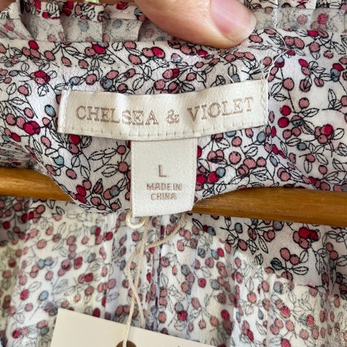 Chelsea & Violet Women's Floral Pleated Maxi Dress Size L. NEW - Picture 9 of 11