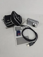 HP Photosmart M547 6.2MP Compact Digital Camera Tested w Cases, Charger, 4G Disk