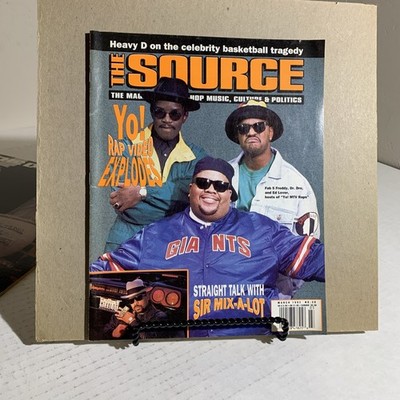 THE SOURCE MAGAZINE MARCH 1992 **RARE**YO! MTV RAPS CVR NOTORIOUS B.I.G. PREMIER