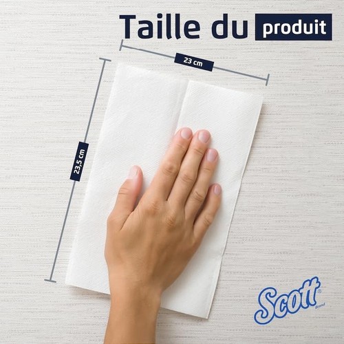 Multifold Paper Towels, Bulk (01804), with Absorbency Pockets, 9.2" x 9.4" - Picture 4 of 8