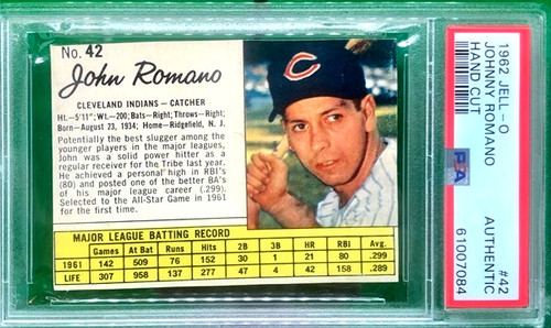 1962 Johnny Romano #42