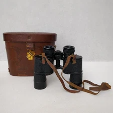 DR WÖHLER SAAR DECAMAR 10X30 WIDE ANGLE BINOCULARS W/CASE GERMANY