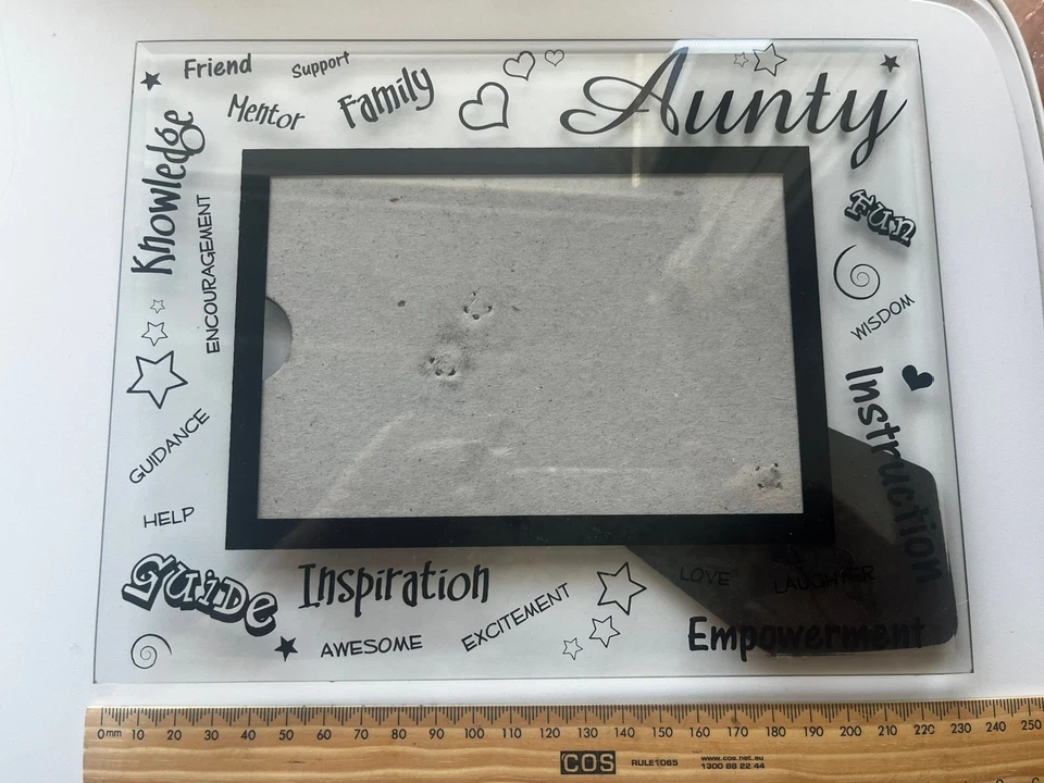 Aunty Clear Glass Photo Frame for 4x6 Photo - image 1 of 1