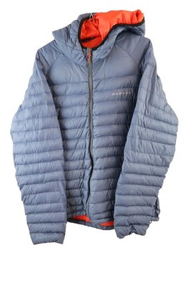 DARE2B Blue Padded Jacket Chest size 44 Mens Quilted Hooded Casual 024923