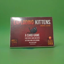 Exploding Kittens Card Game Original Edition New Sealed Family Party Game