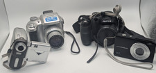Lot of 4 Digital Cameras Fujifilm FinePix 3800, S1000fd, Aiptek, Sold As-Is Part