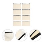 8 Pcs Canvas Zipper Pouches Pencil Bags Multipurpose Storage for Stationery