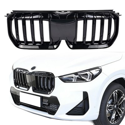 Sport Kühlergrill Nieren Grill Gitter M Performance Glanz Schwarz Für BMW X1 U11
