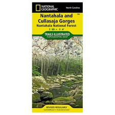 National Geographic Nantahala  Cullasaja Gorges Waterproof Topographic Map
