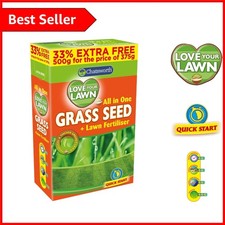 High Germination Lawn Seed: Love Your Lawn, Ready to Use, 500g Pot for Outdoors 17.98 per kilo