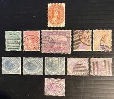 Australia/Tasmania 1857-1880 Used Stamp Selection.