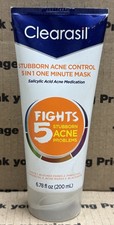clearasil stubborn acne control 5 in 1 one minute mask 6.7oz scuffed exterior